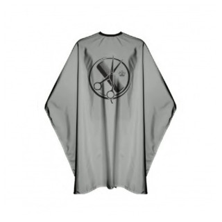 Ogrtač za šišanje "Makaze i češalj" sivi